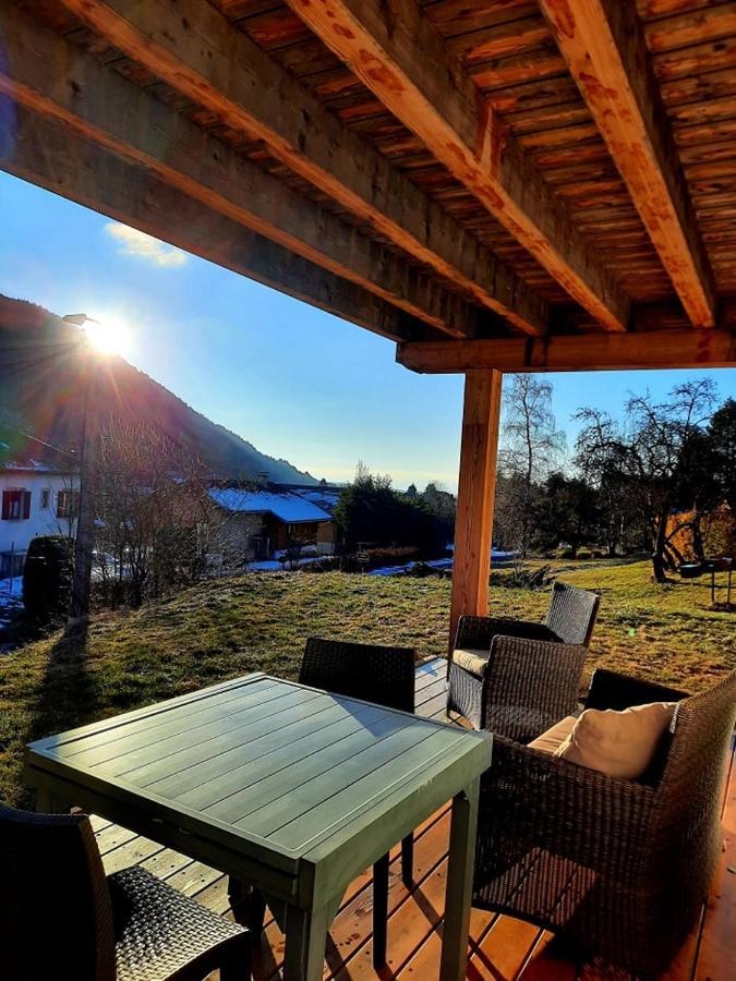 Votre Studio Balneo Bien-Etre A La Montagne Thollon-les-Memises Exterior foto